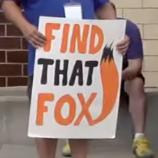 fox hunt sign