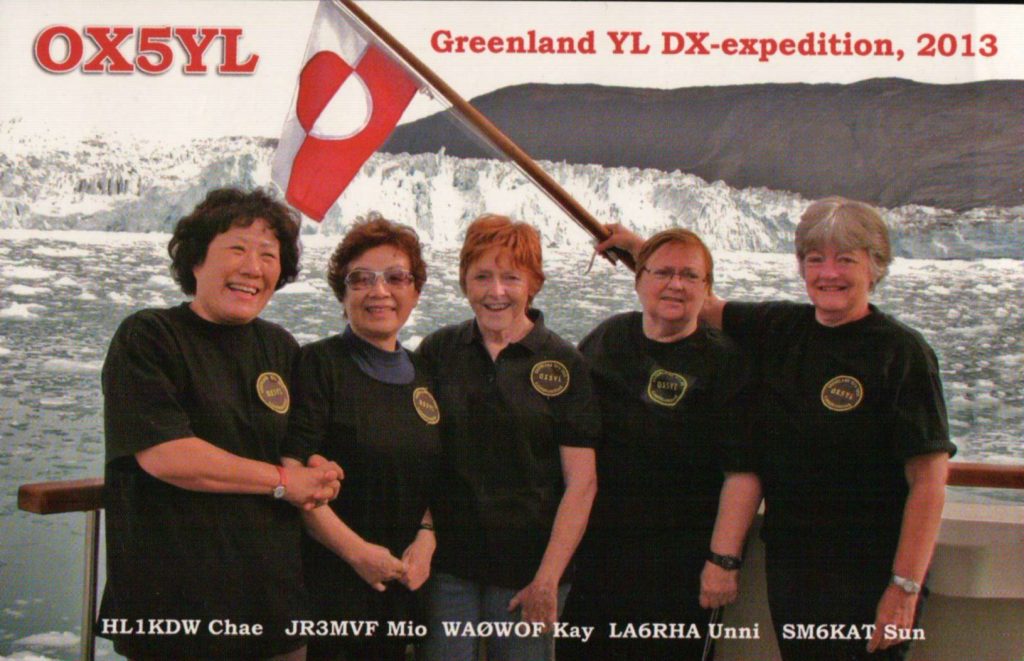 OX5YK Greenland Ham Radio QSL Card