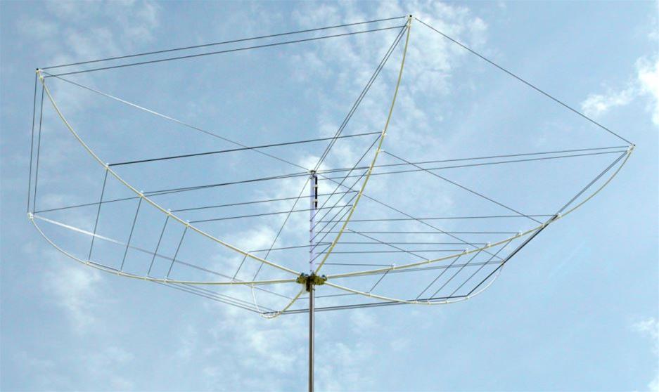 hex beam antenna in the air