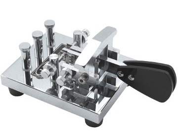 small ham radio morse code paddle set
