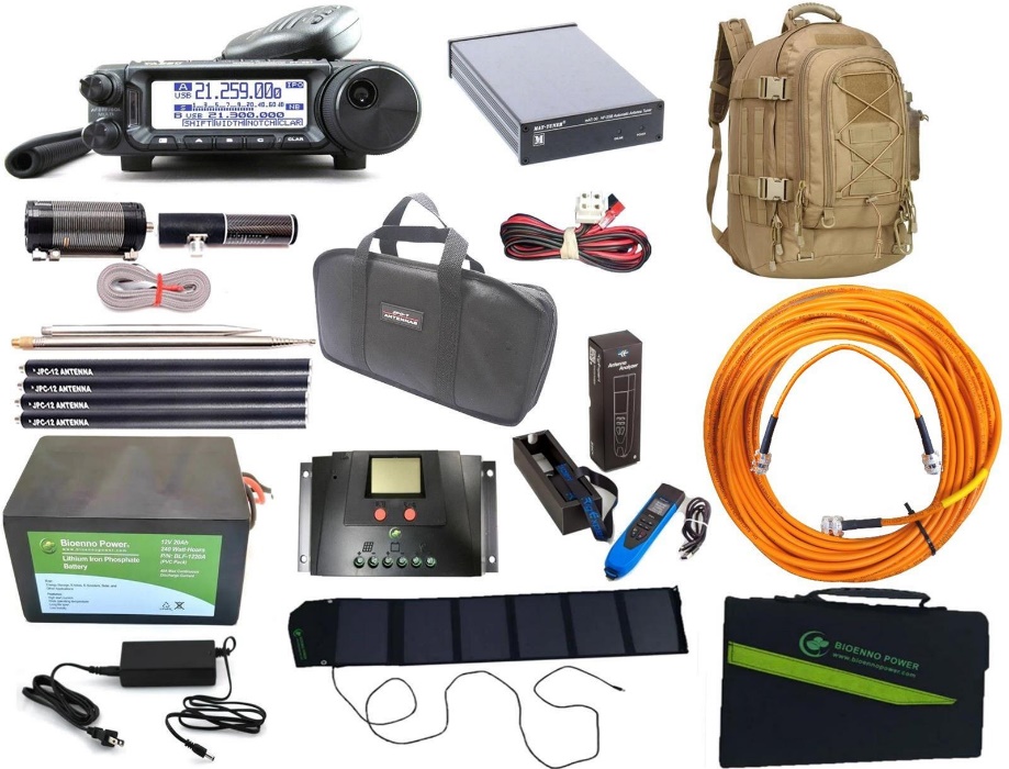DX Engineering portable HF Radio Kit with battery