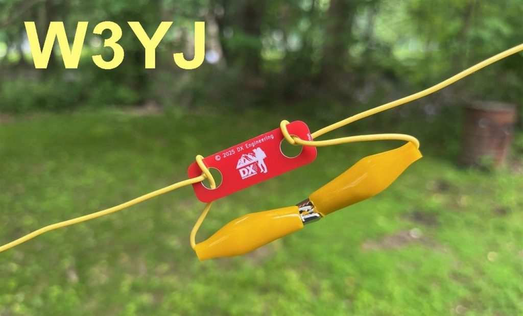 DX Engineering wire antenna jumper clip section