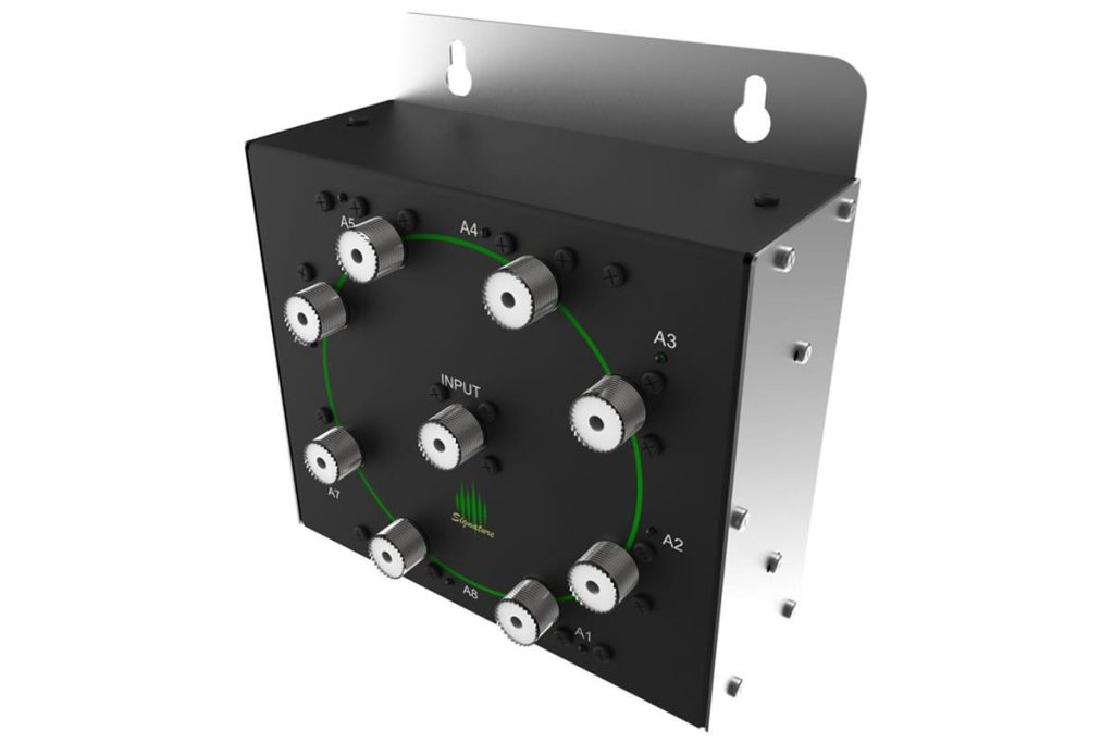 8-way exterior radio antenna switch