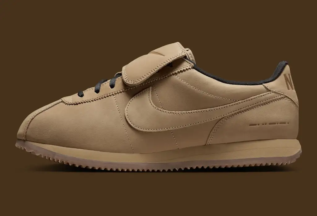 Nike Cortez Morse Code Gym Shoe, Side