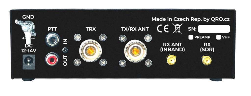 QRO.CZ switch box, rear