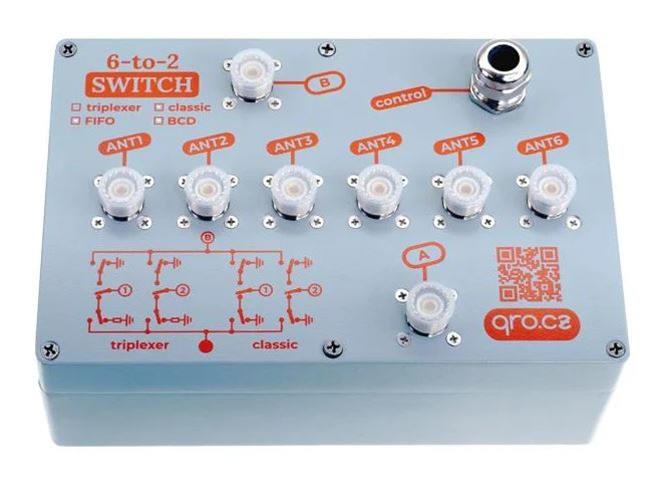 6-to-2 antenna switch box