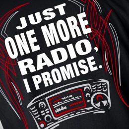one more radio t-shirt close up