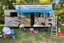 portable ham radio group outside an RV