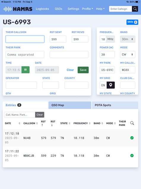 hamrs software screenshot