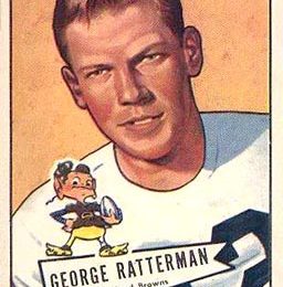 George Ratterman Football Card Scan