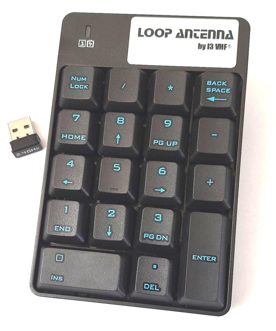 loop antenna numerical keypad