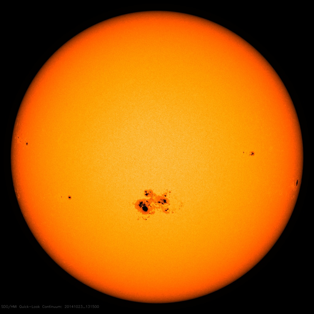 solar sunspot in cycle 24