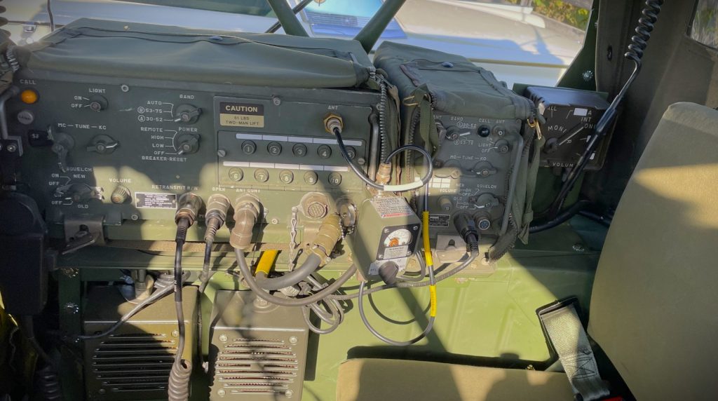 Ford M151 MUTT command transceiver radios