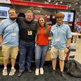 group of ham operators at a hamfest