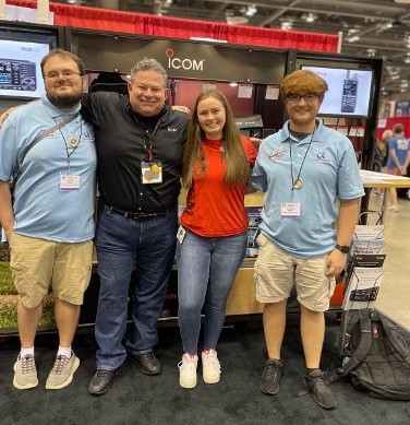 group of ham operators at a hamfest