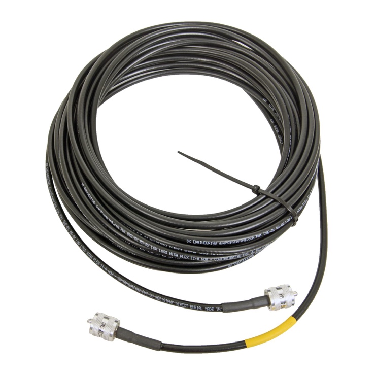 RG-8X PL-259 Low-Loss 50-ohm Coax Cable Assembly