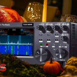 ham radio on a thanksgiving table