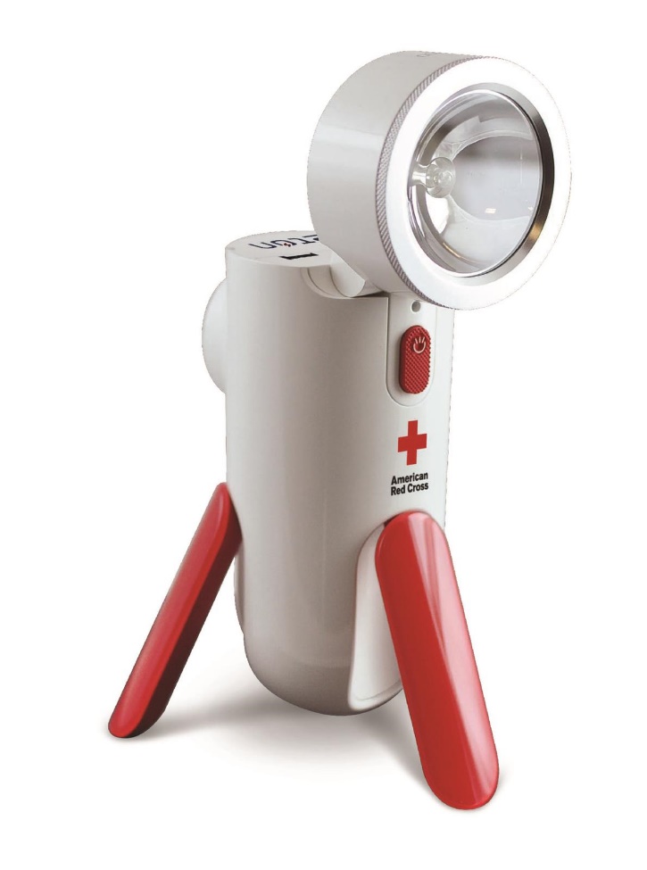 Small emergency tripod light