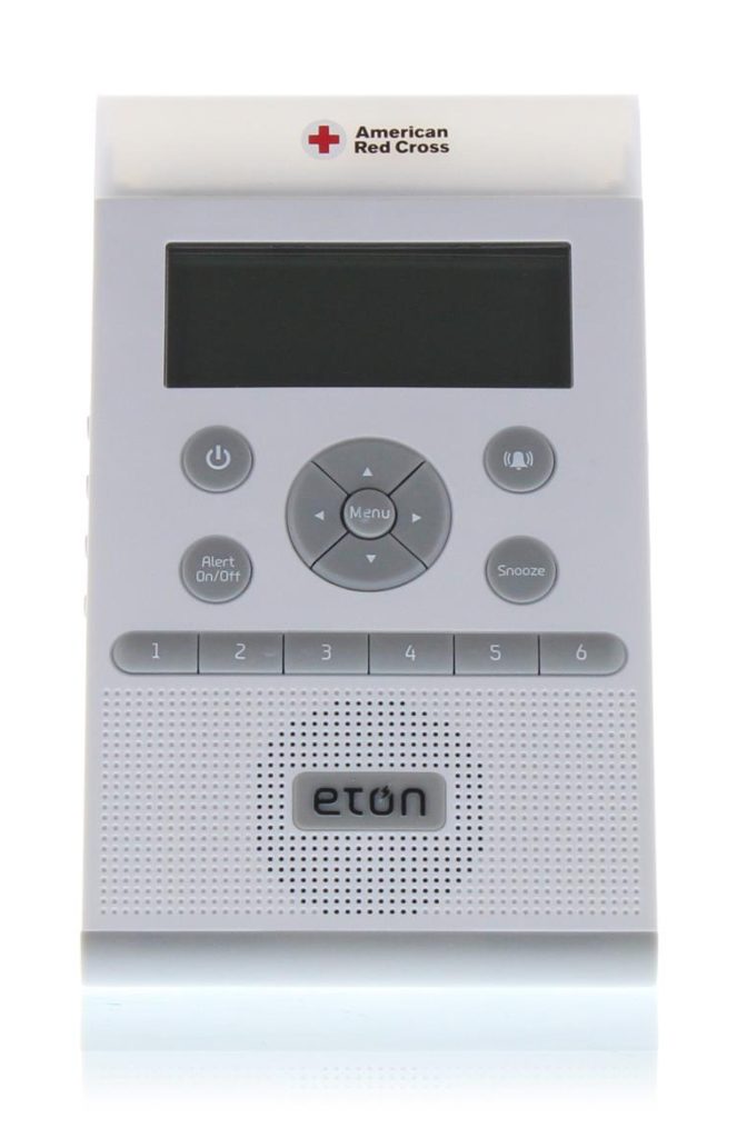 small emergency weather radio