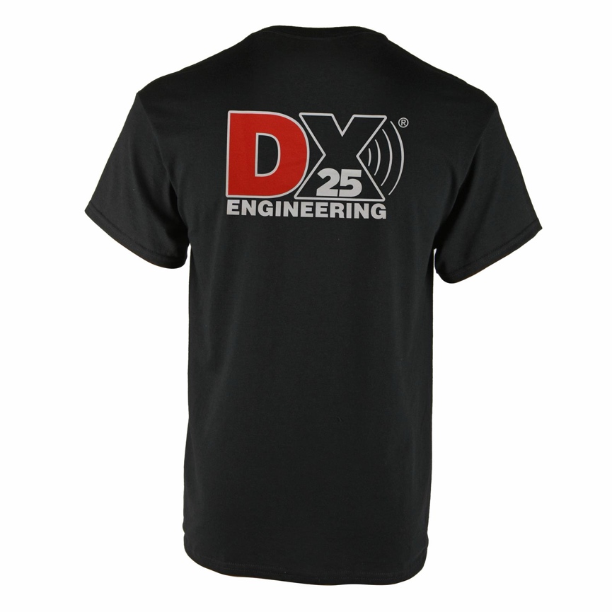 DX Engineering 25th anniversary t shirt, back