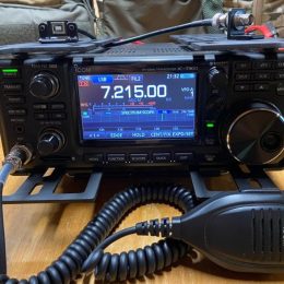 portable ham radio with rugged grab handles