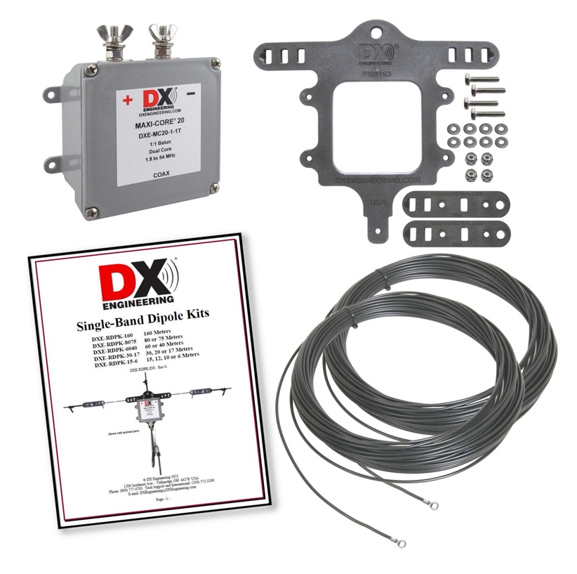 DX Engineering Single Band Dipole Antenna Kit