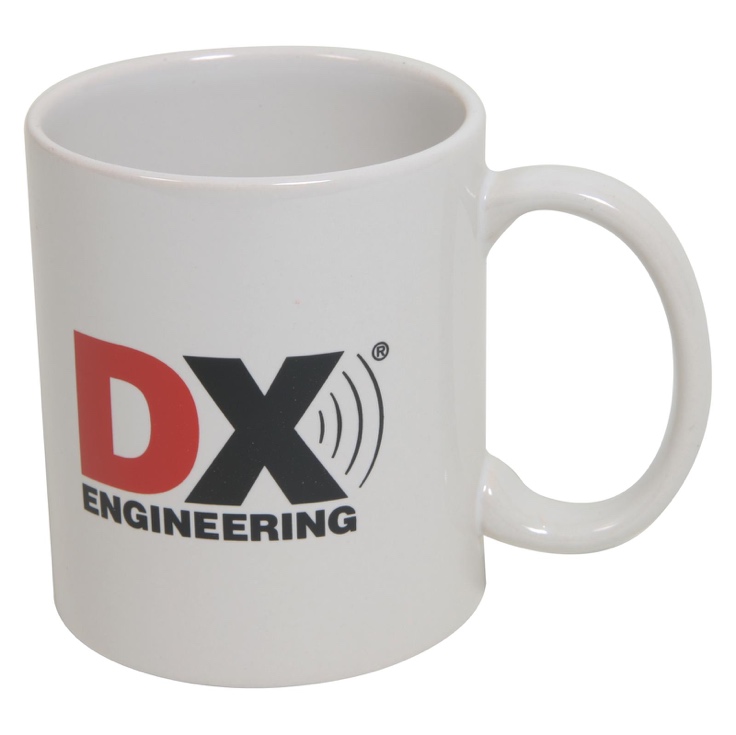 White DX Engineering Coffee Mug