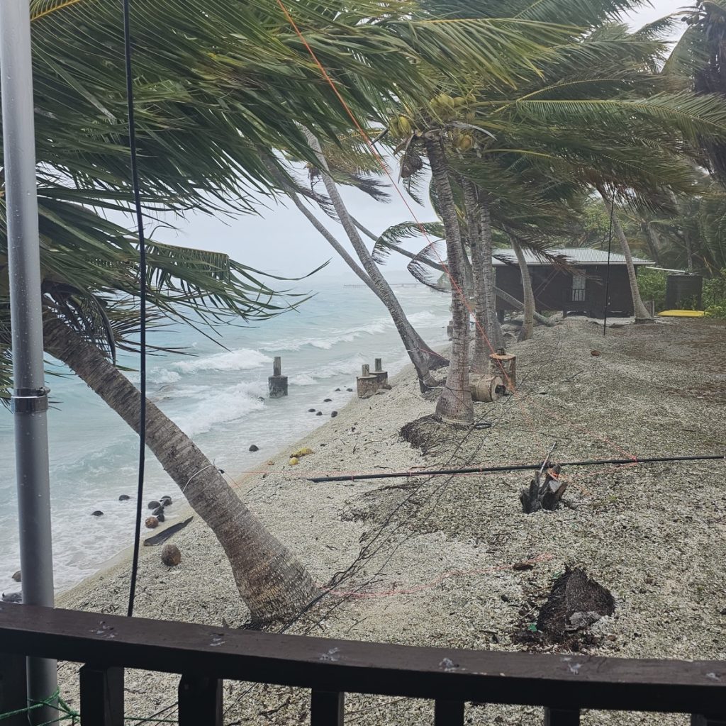 seashore during a windstorm