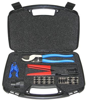 DX Engineering RF connector install tool kit