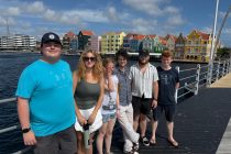 young people on a seaside pier