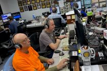 a group of ham radio operators during a contest event