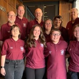 group photo of ham radio contest team