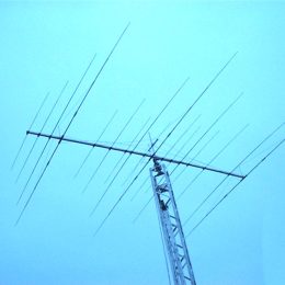 Large Yagi antenna in sky